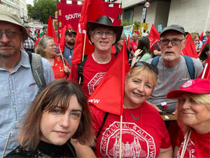 Mid Sussex at the TUC march